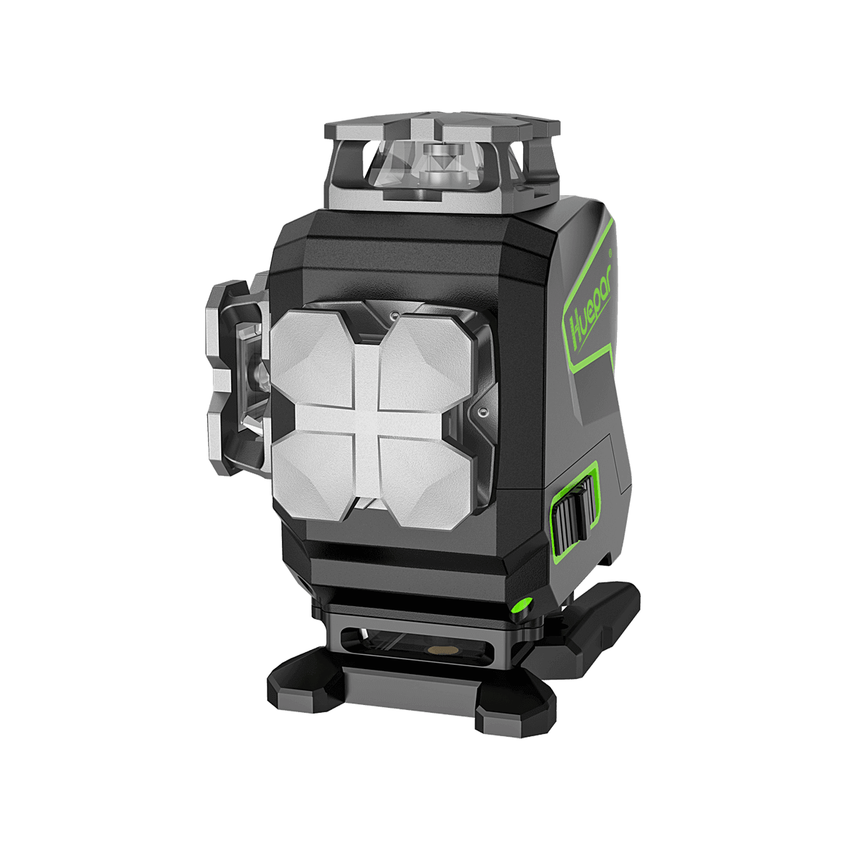 Huepar P04CG 4D Nivel láser Autonivelante 4x360 ° Green Beam Herramienta  láser de conectividad Bluetooth