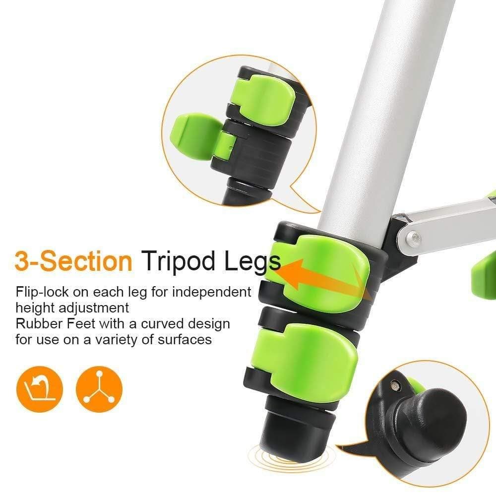 Huepar TPD05 - Aluminum Portable Adjustable Tripod - HUEPAR US