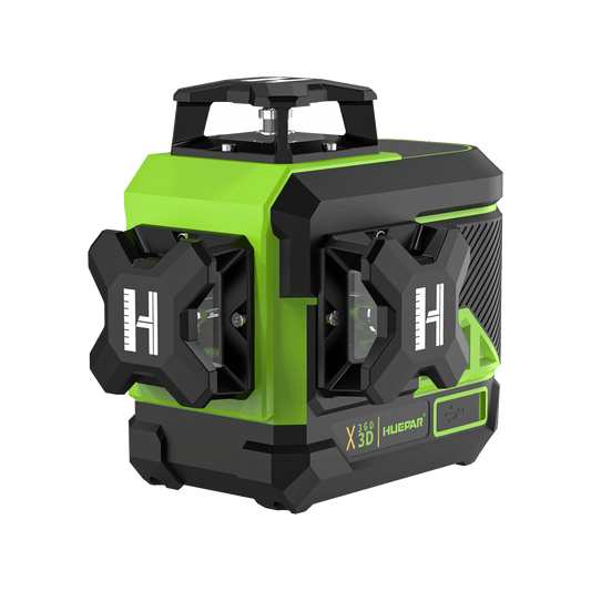 Huepar Z03CG - 3D Green Beam 12 Lines Laser Self Leveling Levels with Bluetooth & Remote Control. - HUEPAR US